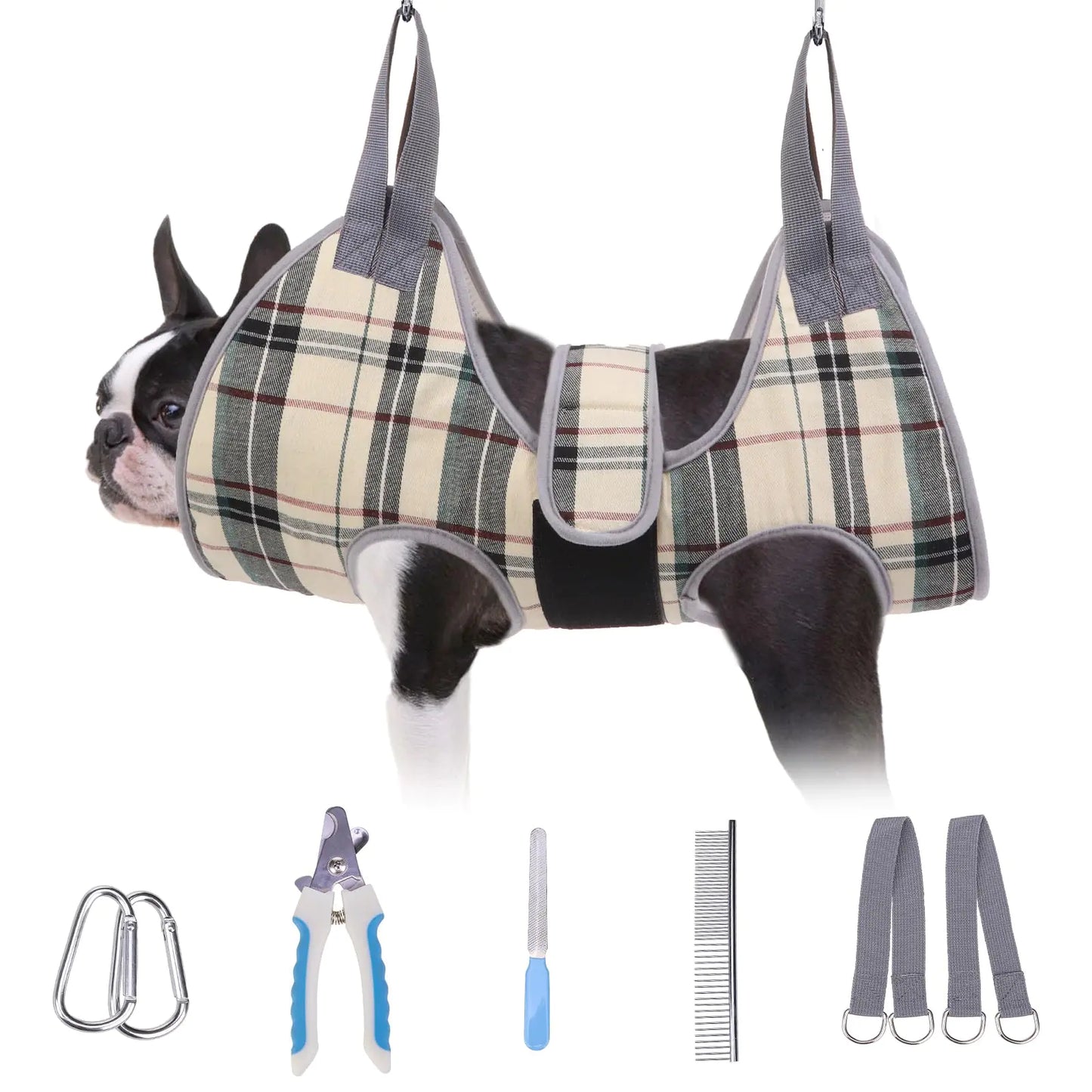 BEAUTYZOO Dog Grooming Hammock for Small Dogs